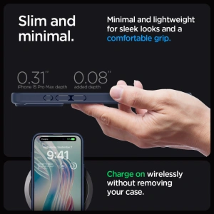 Kup Etui Spigen Ultra Hybrid Apple iPhone 15 Pro Max Navy Blue - SPN3112 - {ean13} - Sklep Home Screen