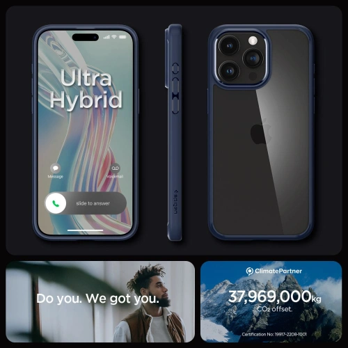 Kup Etui Spigen Ultra Hybrid Apple iPhone 15 Pro Max Námořnická Modrá - SPN3112 - {ean13} - Sklep Home Screen