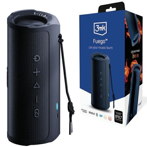 Kup Bezdrátový reproduktor 3MK Fuego 30W Bluetooth 5.3 TWS IPX7 černý/black - 3MK5279 - {ean13} - Sklep Home Screen