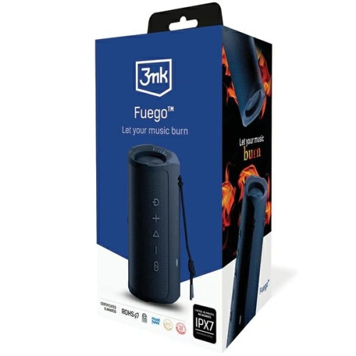 Kup 3MK Difuzor wireless Fuego 30W Bluetooth 5.3 TWS IPX7 negru/negru - 3MK5279 - {ean13} - Sklep Home Screen