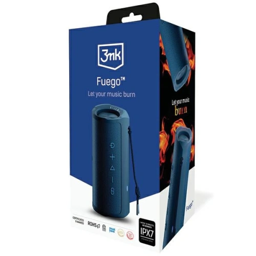 Kup Vezeték nélküli hangszóró 3MK Fuego 30W Bluetooth 5.3 TWS IPX7 kék/blue - 3MK5280 - {ean13} - Sklep Home Screen