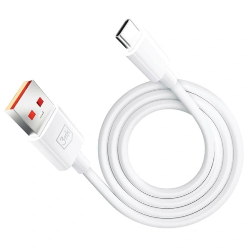 Kup Kabel 3MK Hyper Cable USB-A / USB-C 5A 60W 1.2m bílý/white - 3MK5283 - {ean13} - Sklep Home Screen