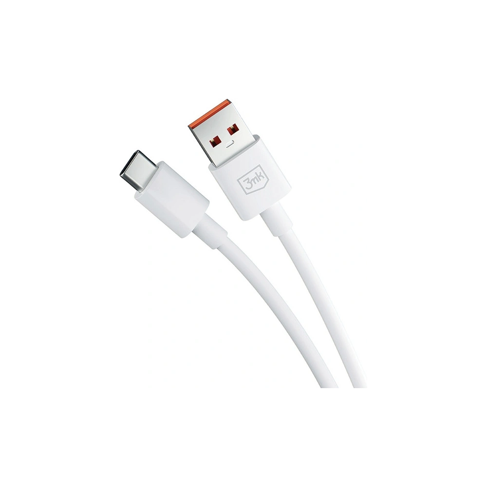 Kabel 3MK Hyper Cable USB-A / USB-C 5A 60W 1.2m biały/white