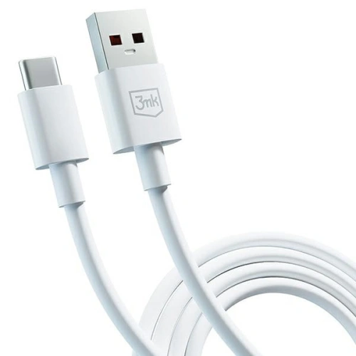 Kup Kabel 3MK Hyper Cable USB-A / USB-C 5A 60W 1.2m bílý/white - 3MK5283 - {ean13} - Sklep Home Screen