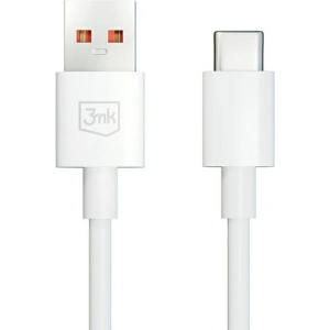 Kabel 3MK Hyper Cable USB-A / USB-C 5A 60W 1.2m biały/white