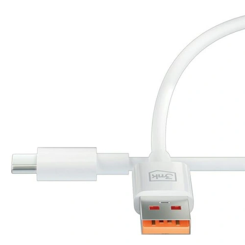 Kup Kabel 3MK Hyper Cable USB-A / USB-C 5A 60W 1.2m bílý/white - 3MK5283 - {ean13} - Sklep Home Screen