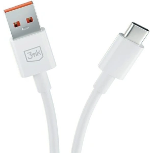 Kabel 3MK Hyper Cable USB-A / USB-C 5A 60W 1.2m biały/white