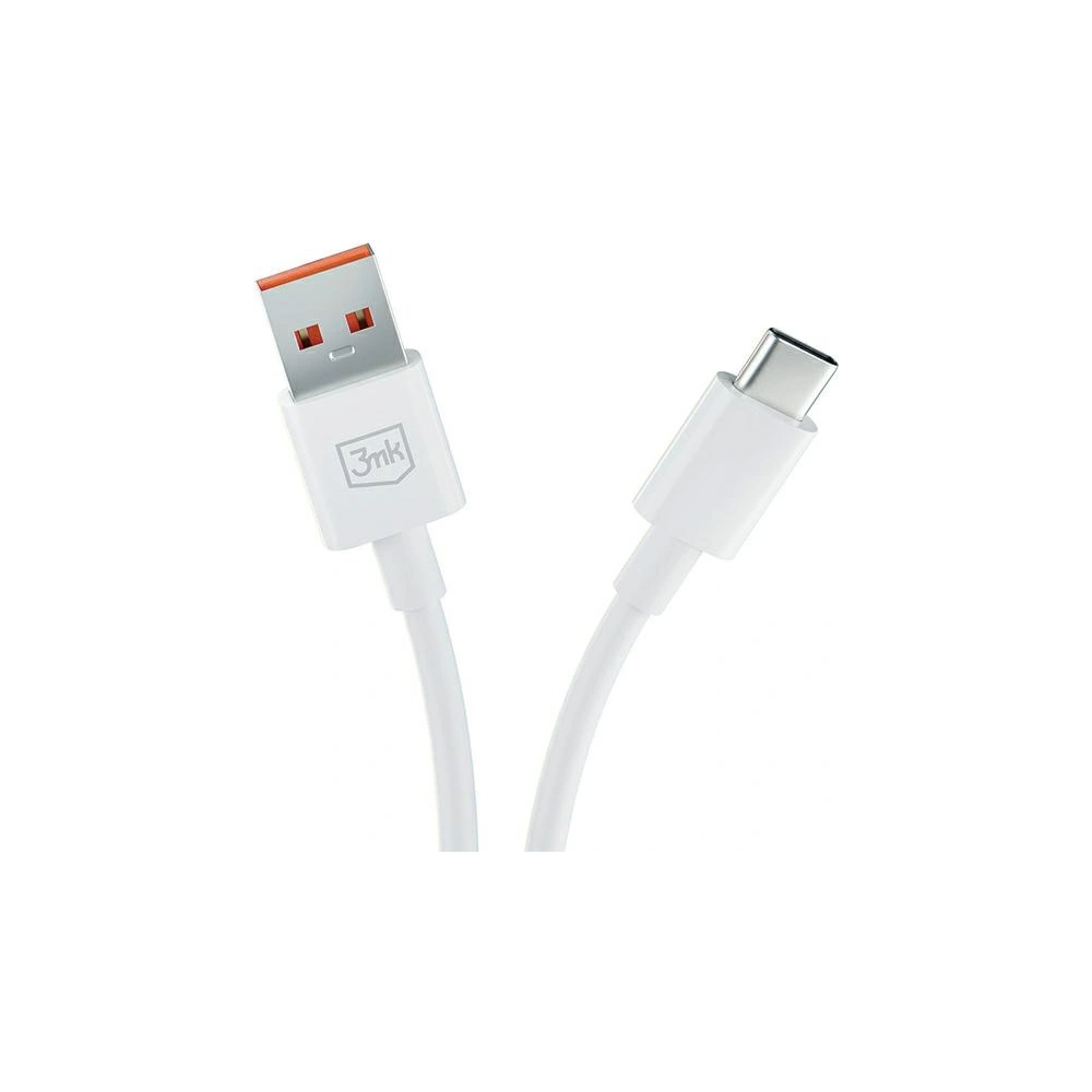 Kabel 3MK Hyper Cable USB-A / USB-C 5A 60W 1.2m biały/white