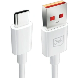 3MK Hyper Cable USB-A / USB-C 5A 60W 1.2m white