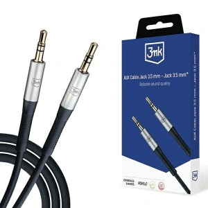 Kup Kabel 3MK AUX-Buchse 3,5mm / Buchse 3,5mm 1m - 3MK5287 - {ean13} - Sklep Home Screen