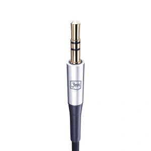 Kabel 3MK AUX jack 3,5mm / jack 3,5mm 1m