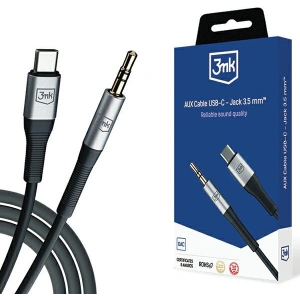 Kup Kabel 3MK AUX USB-C / jack 3,5mm 1m - 3MK5288 - {ean13} - Sklep Home Screen