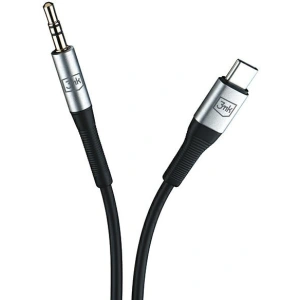 Kabel 3MK AUX USB-C / jack 3,5mm 1m