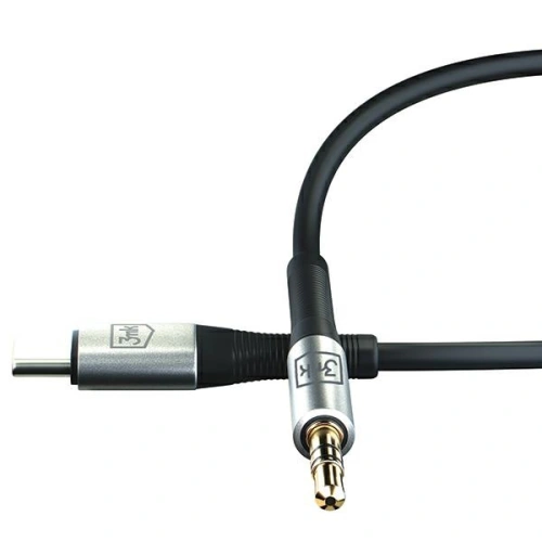 Kup 3MK Cablu AUX USB-C / mufă 3,5 mm 1m - 3MK5288 - {ean13} - Sklep Home Screen
