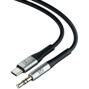 Kabel 3MK AUX USB-C / jack 3,5mm 1m