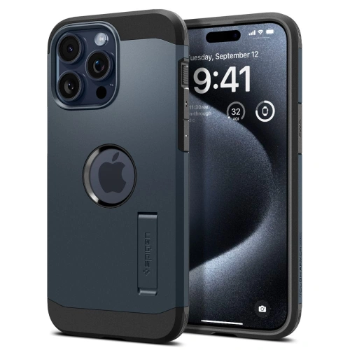 Kup Spigen Apple Carcasă Tough Armor MagSafe iPhone 15 Pro Max Metal Slate - SPN3114 - {ean13} - Sklep Home Screen
