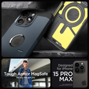 Buy Spigen Tough Armor Mag MagSafe Apple iPhone 15 Pro Max Metal Slate - SPN3114 - {ean13} - Home Screen Store Europe