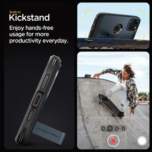 Kup Spigen Apple Carcasă Tough Armor MagSafe iPhone 15 Pro Max Metal Slate - SPN3114 - {ean13} - Sklep Home Screen