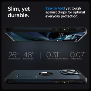 Buy Spigen Tough Armor Mag MagSafe Apple iPhone 15 Pro Max Metal Slate - SPN3114 - {ean13} - Home Screen Store Europe