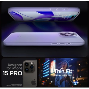 Etui Spigen Thin Fit Apple iPhone 15 Pro Iris Purple