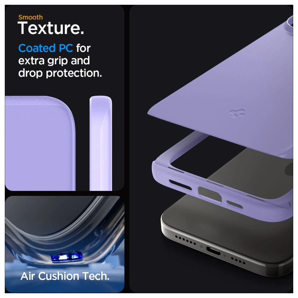 Etui Spigen Thin Fit Apple iPhone 15 Pro Iris Purple