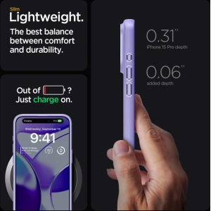 Etui Spigen Thin Fit Apple iPhone 15 Pro Iris Purple