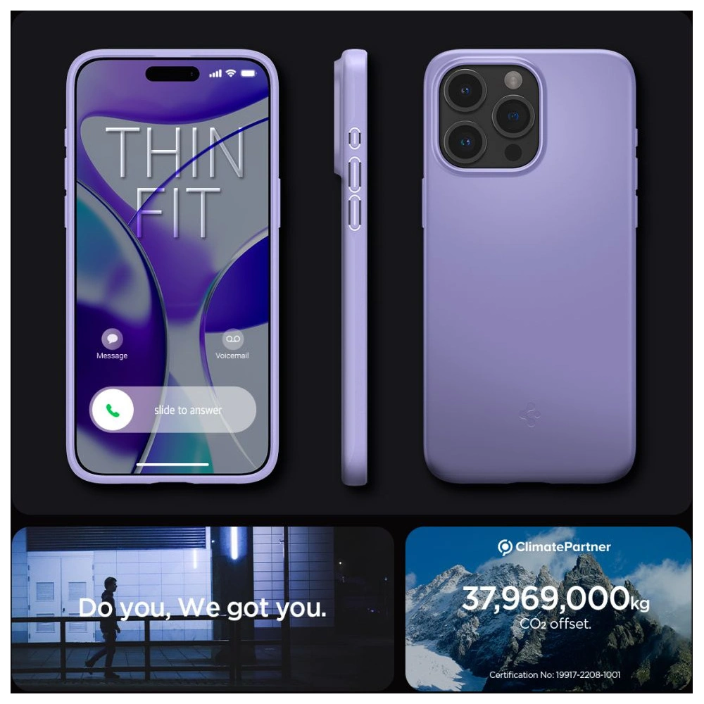 Etui Spigen Thin Fit Apple iPhone 15 Pro Iris Purple
