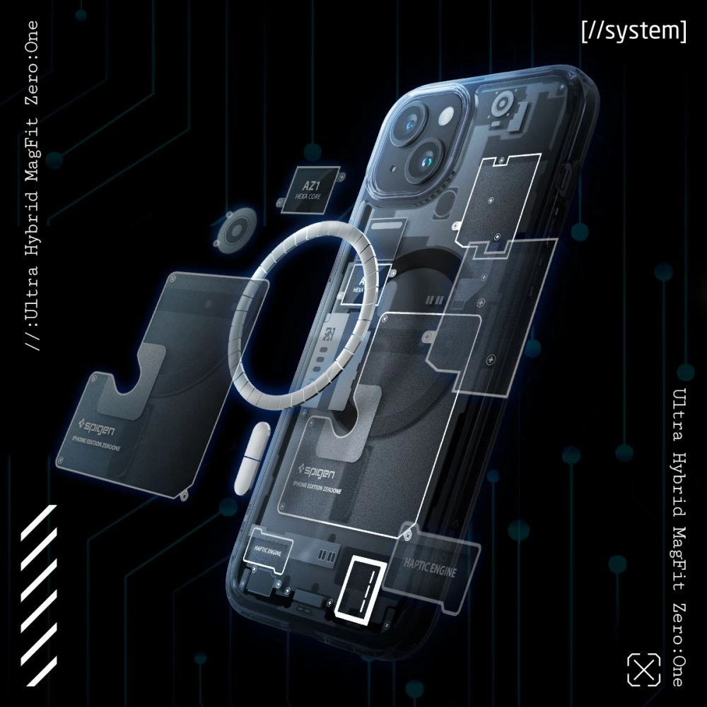 Etui Spigen Ultra Hybrid Mag MagSafe Apple iPhone 15 Plus / 14 Plus Zero One