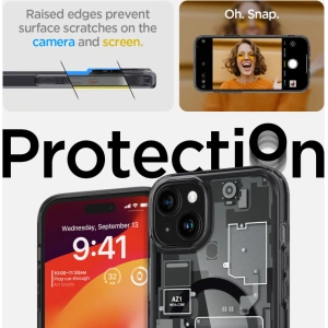 Kup Etui Spigen Ultra Hybrid Mag MagSafe Apple iPhone 15 Plus / 14 Plus Zero One - SPN3117 - {ean13} - Sklep Home Screen