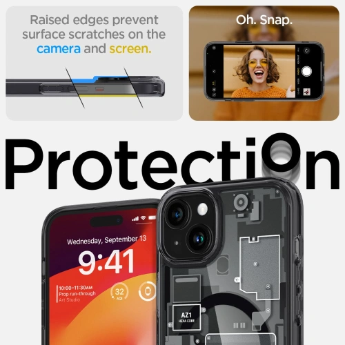 Kup Etui Spigen Ultra Hybrid Mag MagSafe Apple iPhone 15 Plus / 14 Plus Zero One - SPN3117 - {ean13} - Sklep Home Screen