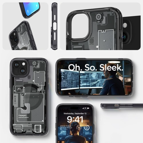 Kup Etui Spigen Ultra Hybrid Mag MagSafe Apple iPhone 15 Plus / 14 Plus Zero One - SPN3117 - {ean13} - Sklep Home Screen