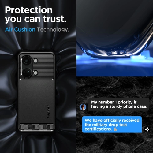 Kup Etui Spigen Rugged Armor OnePlus Nord 3 5G Matná Černá - SPN3118 - {ean13} - Sklep Home Screen