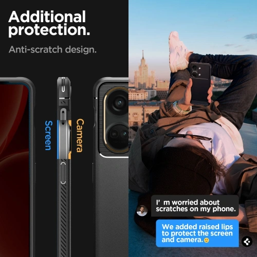 Kup Etui Spigen Rugged Armor OnePlus Nord 3 5G Matná Černá - SPN3118 - {ean13} - Sklep Home Screen