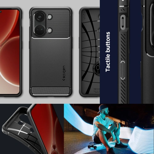 Kup Etui Spigen Rugged Armor OnePlus Nord 3 5G Matná Černá - SPN3118 - {ean13} - Sklep Home Screen