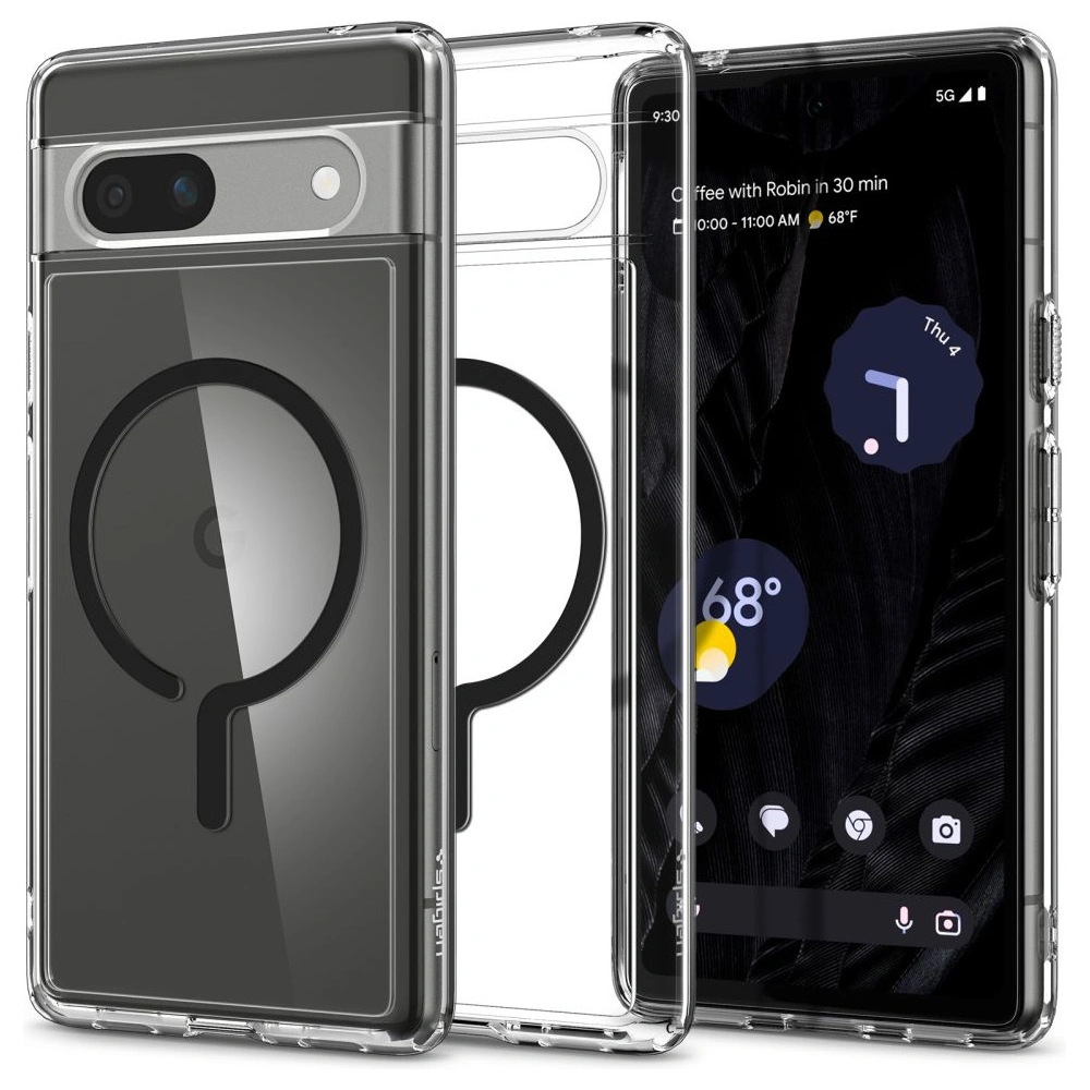 Etui Spigen Ultra Hybrid Onetap Ring MagSafe Google Pixel 7a Black