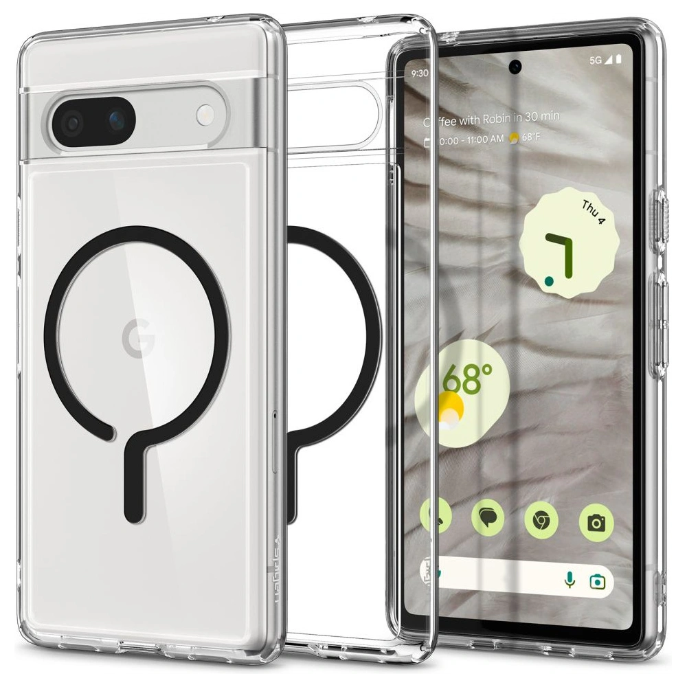 Etui Spigen Ultra Hybrid Onetap Ring MagSafe Google Pixel 7a Black