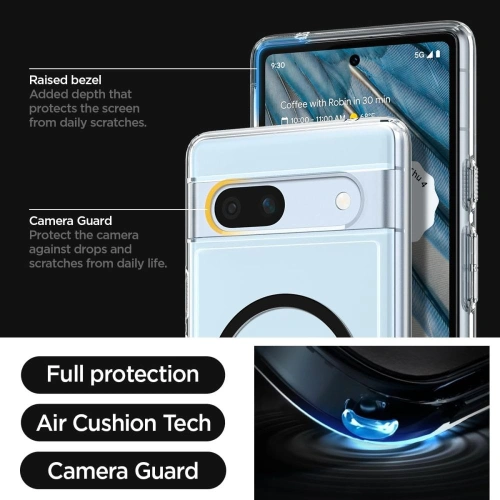 Kup Etui Spigen Ultra Hybrid Onetap Ring MagSafe Google Pixel 7a Fekete - SPN3120 - {ean13} - Sklep Home Screen