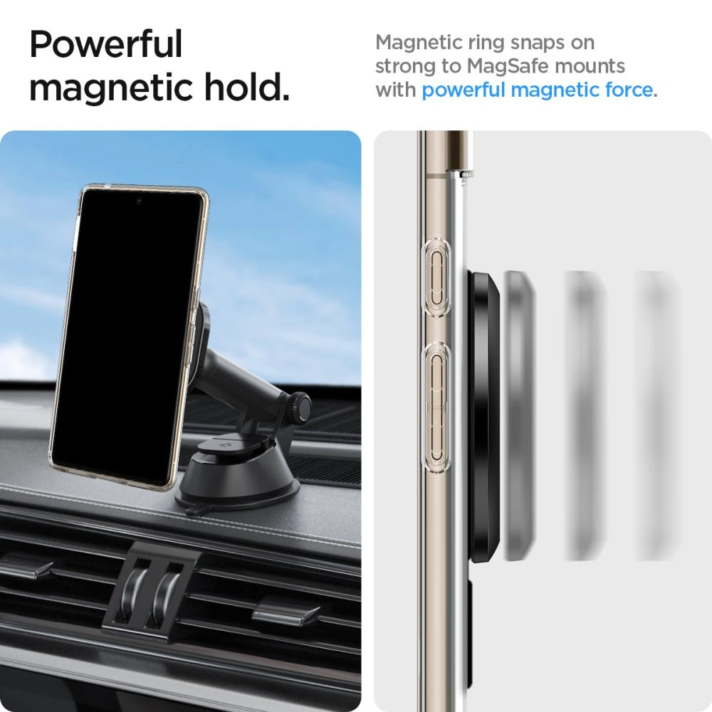 Pierścień Spigen Onetap Ring Magnetic MagSafe Plate Carbon