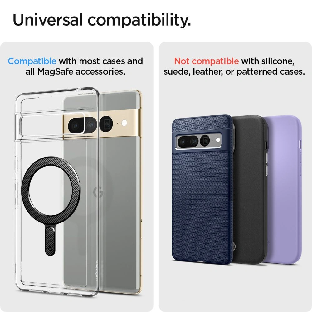 Pierścień Spigen Onetap Ring Magnetic MagSafe Plate Carbon