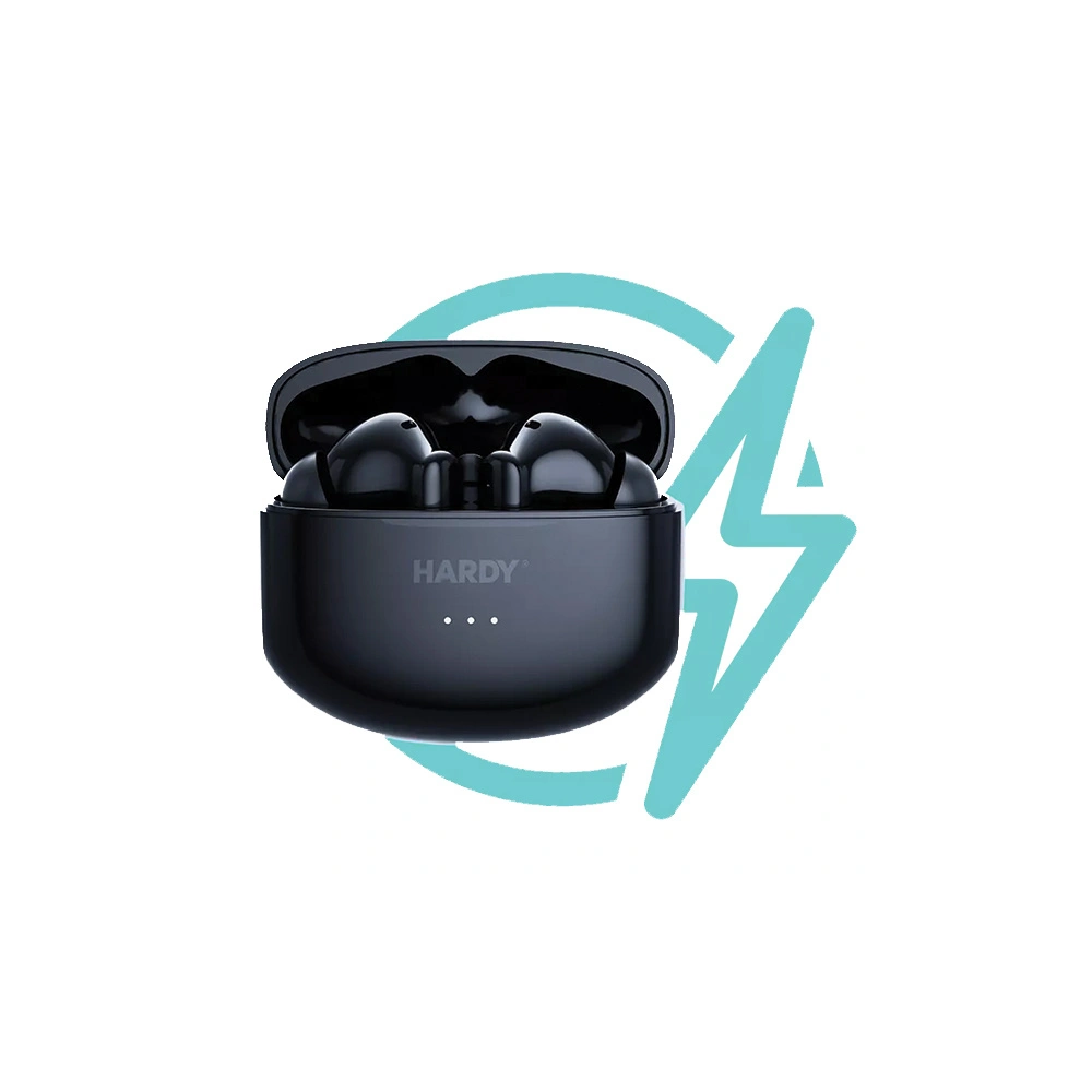 Słuchawki bezprzewodowe 3MK Hardy LifePods Pro Bluetoth 5.3 ANC czarny/black