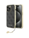 Etui Guess GUHCP15LGF4GGR Apple iPhone 15 Pro hardcase 4G Charms Collection szary/grey