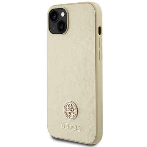 Guess 4G Metal Gold Logo iPhone 14 Plus Flip Case