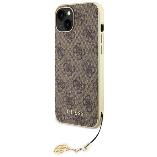 Kup Etui Guess GUHCP15SGF4GBR Apple iPhone 15 hardcase 4G Charms Collection hnědý/brown - GUE2978 - {ean13} - Sklep Home Screen