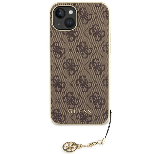 Kup Case Guess GUHCP15SGF4GBR Apple iPhone 15 Hardcase 4G Charms Collection braun/brown - GUE2978 - {ean13} - Sklep Home Screen