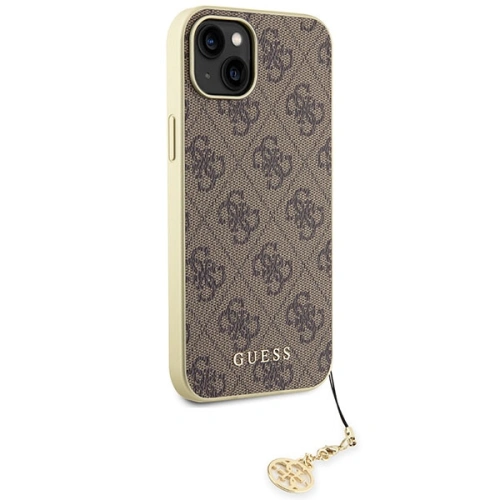 Kup Etui Guess GUHCP15SGF4GBR Apple iPhone 15 hardcase 4G Charms Collection hnědý/brown - GUE2978 - {ean13} - Sklep Home Screen