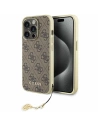 Etui Guess GUHCP15XGF4GBR Apple iPhone 15 Pro Max hardcase 4G Charms Collection brązowy/brown