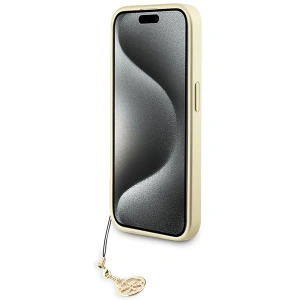 Buy Guess GUHCP15XGF4GBR Apple iPhone 15 Pro Max hardcase 4G Charms Collection brown - GUE2979 - {ean13} - Home Screen Store Europe