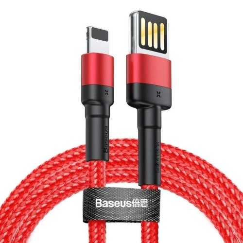 Kup Kabel Lightning USB (oboustranný) Baseus Cafule 1,5A 2m (červený) - BSU443RED - {ean13} - Sklep Home Screen