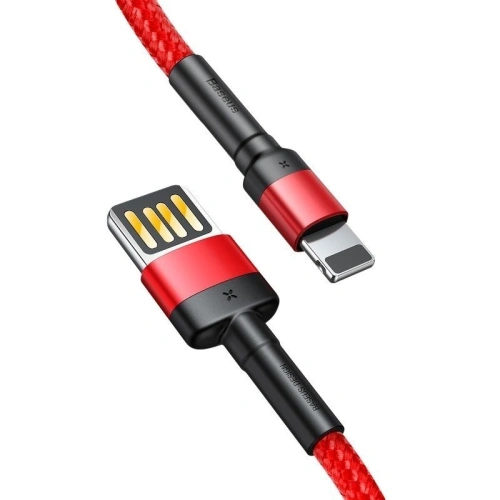 Buy Baseus Cafule Lightning Reversible Cable 1,5A 2m Red - BSU443RED - {ean13} - Home Screen Store Europe