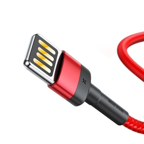 Kup Kabel Lightning USB (dwustronny) Baseus Cafule 1,5A 2m (czerwony) - BSU443RED - {ean13} - Sklep Home Screen